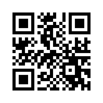 QR code for a bank contribution